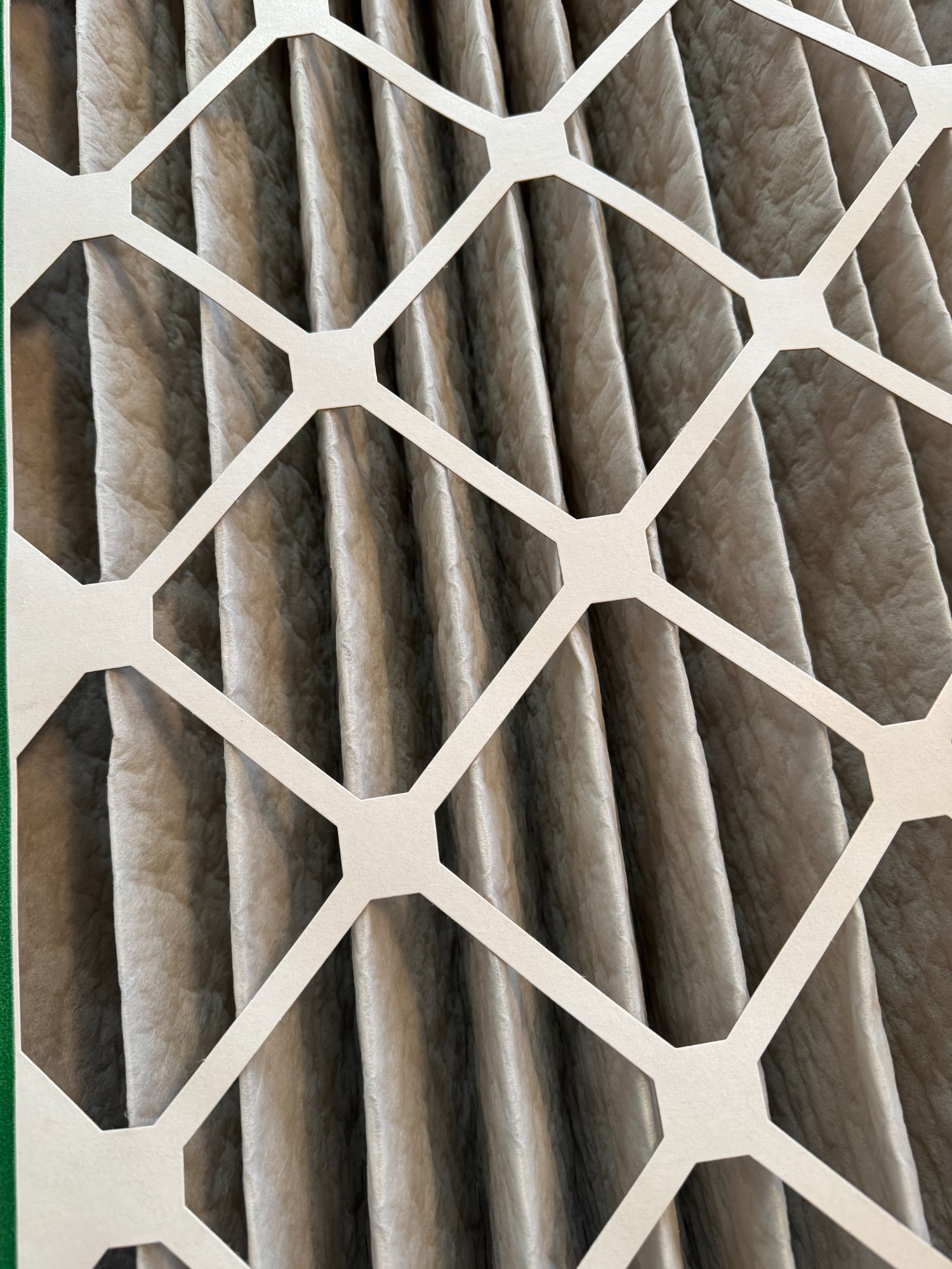 Dirty air filter after months of use